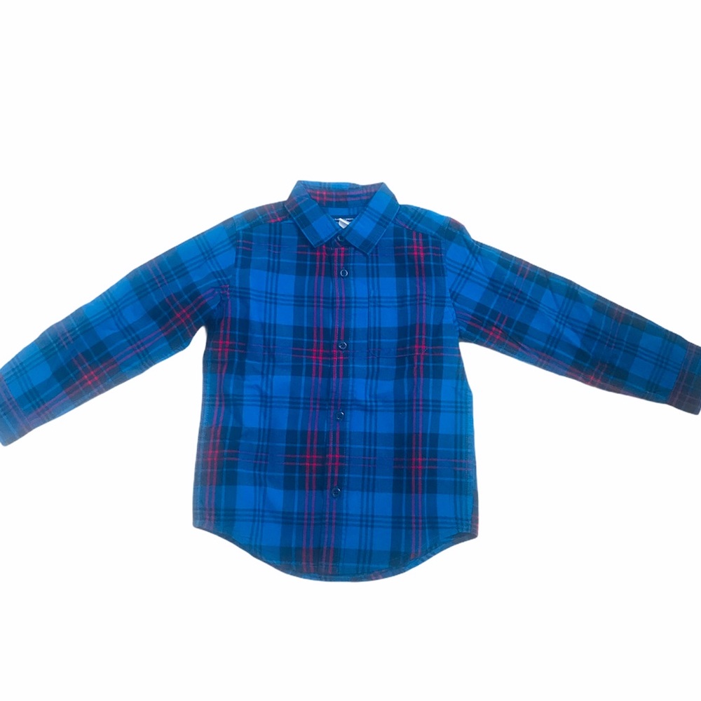 CHILDREN’S PLACE | Blue & Red Plaid Long Sleeve